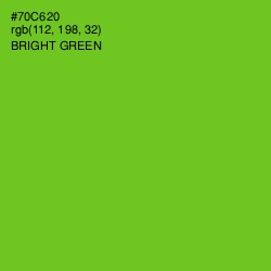 #70C620 - Bright Green Color Image
